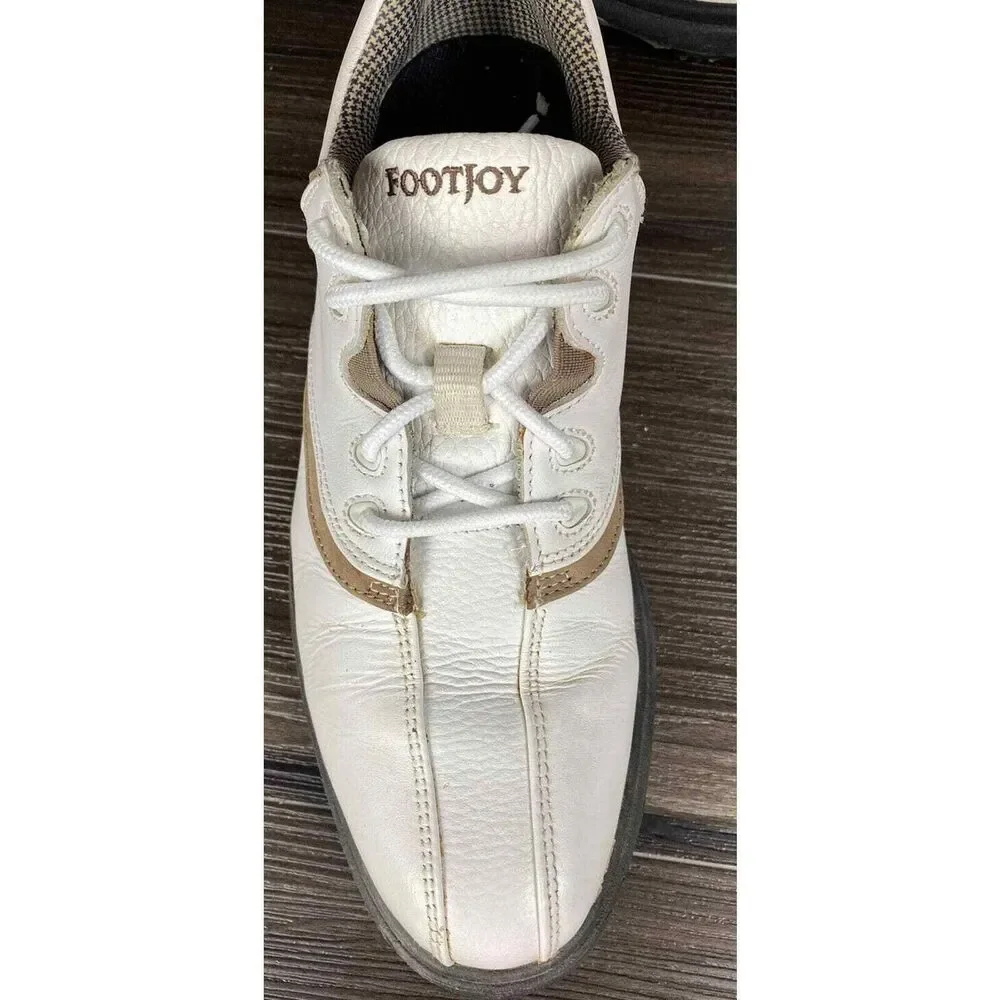 FootJoy Golf Shoes Women's Size‎ White/Beige 98315 7.5 Narrow